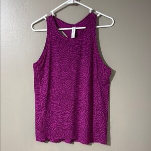 Athleta Pink and Purple Sleeveless Tank Top
